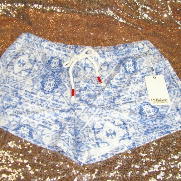 NWT PJ Salvage blue shorts S - Picture 3 of 8